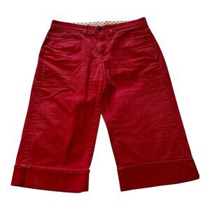 Lee Comfort Waistband Red Capri Size 10 Petite